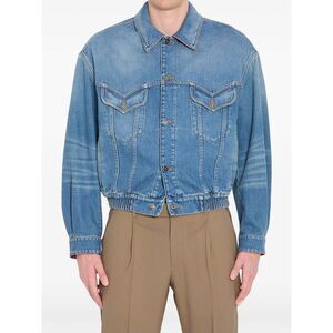 Versace Blue Jackets - Denim Jackets Men